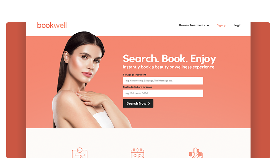 Bookwell Landing Page